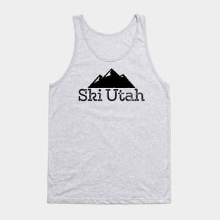 Ski Utah Vintage T-Shirt Design Tank Top